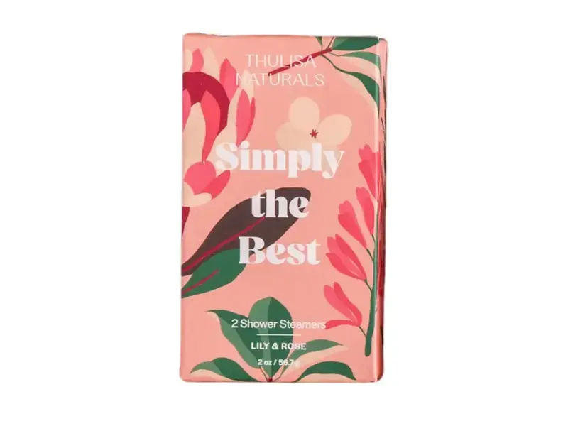 Thulisa Naturals | Bath + Body Mother's Day Shower Steamers | Lily + Rose