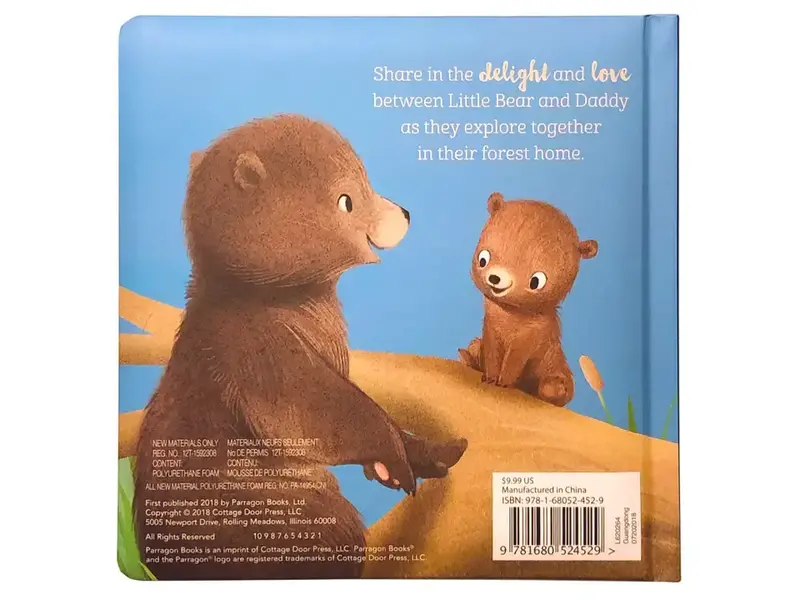 cottage door press Daddy and Me Keepsake Padded Board Book