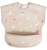 Ali + Oli Smock Bib For Baby & Toddler Short Sleeve (Farm)