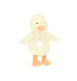 JellyCat Inc Bashful Duckling Ring Rattle