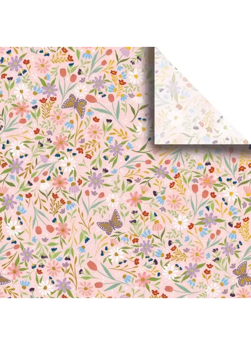 Delicate Floral - Tissue - Printed