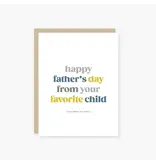 2021 Co. Your Favorite Child Father's Day Card