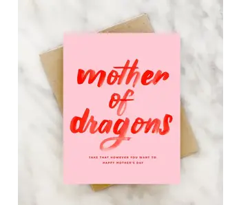 Mother of Dragons Mother's Day Card