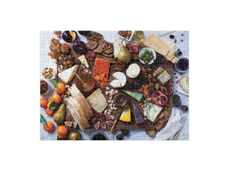 Chronicle Books Art of the Cheeseboard 1000 Piece Multi-Puzzle Puzzle