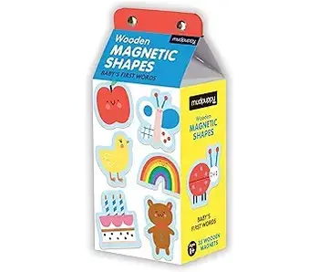 Baby's First Words Wooden Magnetic Shapes