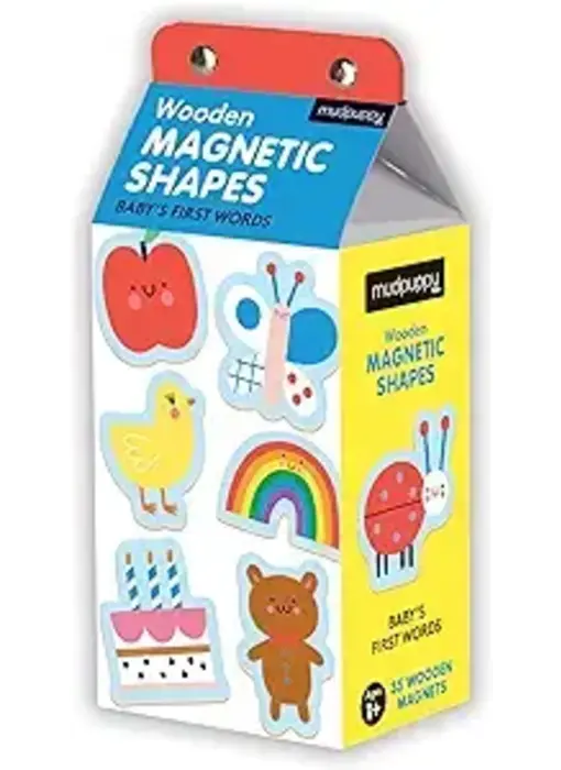 Baby's First Words Wooden Magnetic Shapes