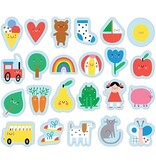 Chronicle Books Baby's First Words Wooden Magnetic Shapes
