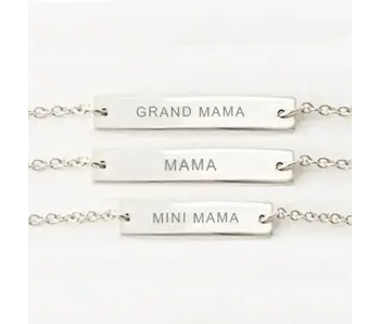 Generational Bracelets | Shiny Silver / Bracelet - MINI MAMA