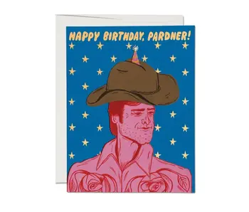 Birthday Pardner Birthday Greeting Card