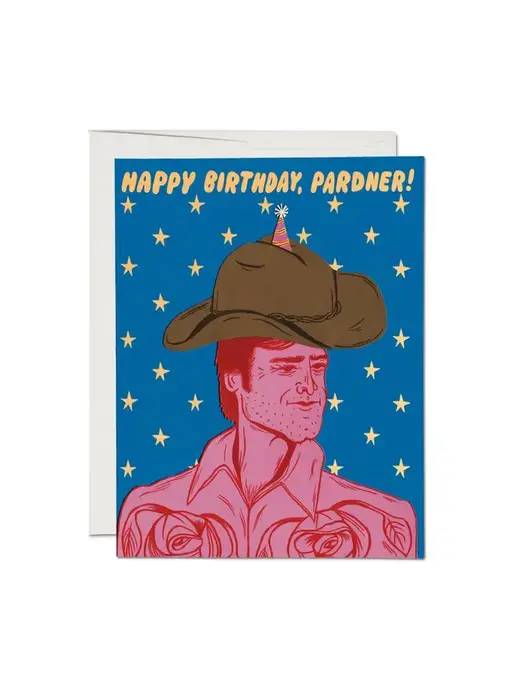 Birthday Pardner Birthday Greeting Card