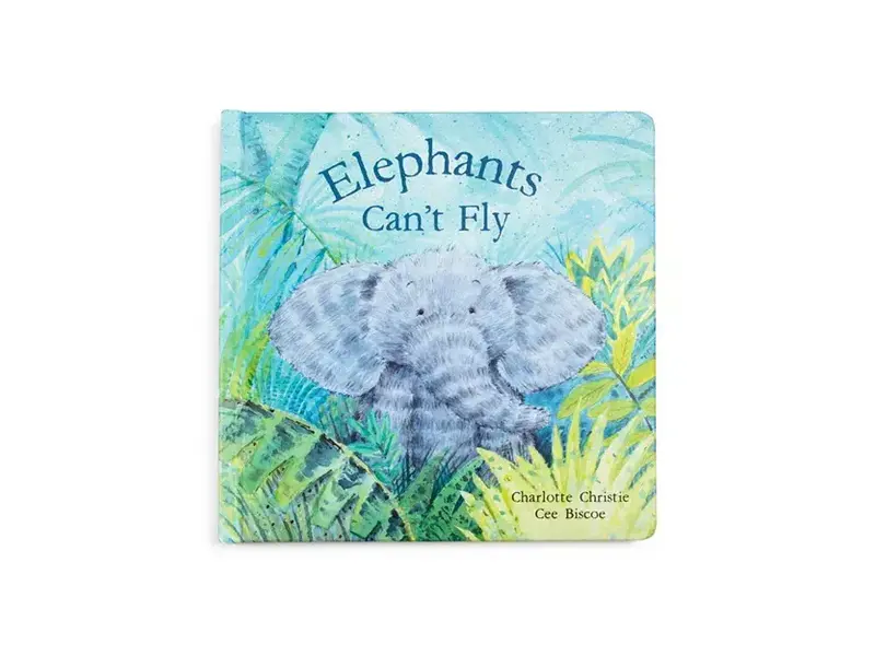 JellyCat Inc Elephants Can't Fly Book
