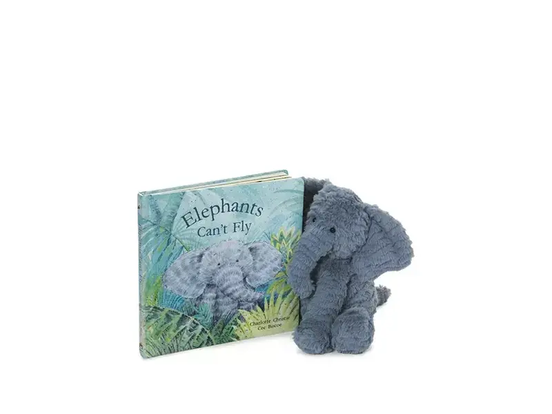 JellyCat Inc Elephants Can't Fly Book