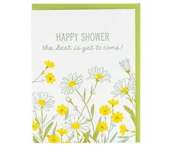 Wild Daisies Shower Card