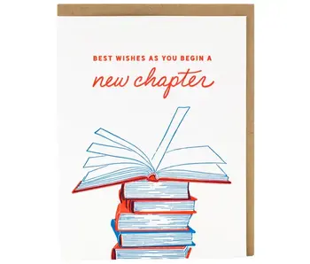 Stack of Books Congratulations Card