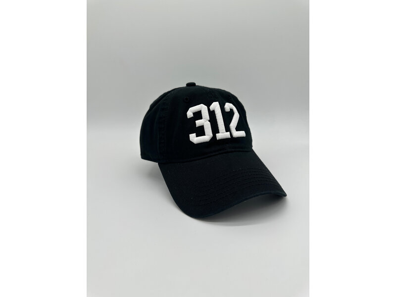 CodeWord 312 Chicago Baseball Cap Black & White (White Sox)