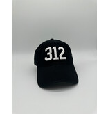 CodeWord 312 Chicago Baseball Cap Black & White (White Sox)