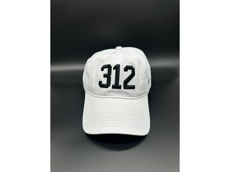 CodeWord 312 Chicago Baseball Cap White & Black (White Sox)