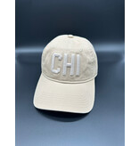 CodeWord CHI Chicago Baseball Cap - Monochrome in Sand