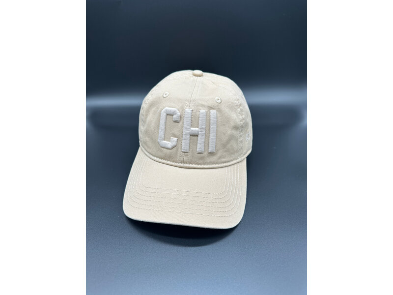 CodeWord CHI Chicago Baseball Cap - Monochrome in Sand