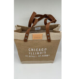 Apolis Global Citizen Chicago Coordinates Natural Market Bag