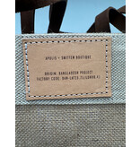 Apolis Global Citizen Chicago Coordinates Natural Market Bag
