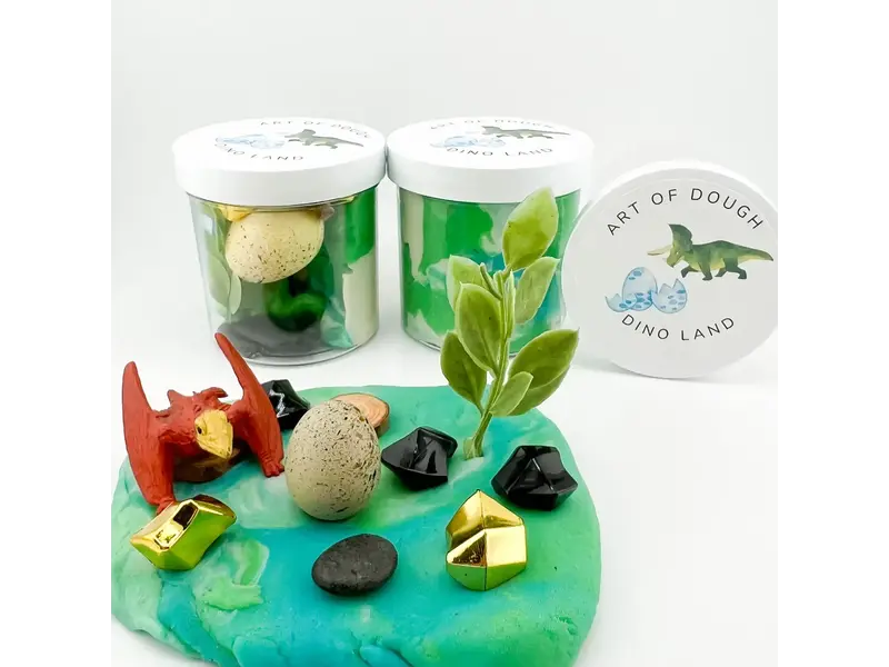 Art of Dough Dinosaur Land Sensory Jar