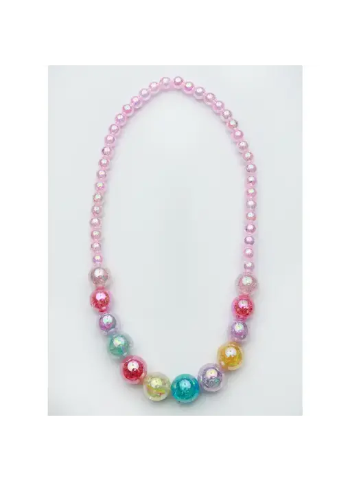 Watercolor Necklace - Pink