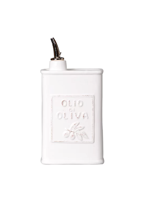 Lastra Olive Oil Can - White