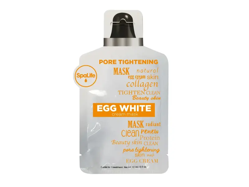 My Spa Life Pore Tightening Mask Egg White Cream Infused Facial Mask