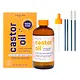 Castor Oil 100% Pure - For Hair, Skin, Nails, Lashes & Brows