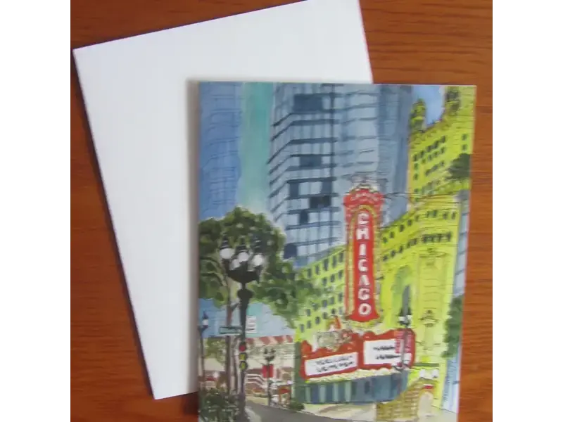 Maggie Caravello Chicago Theatre Note Card