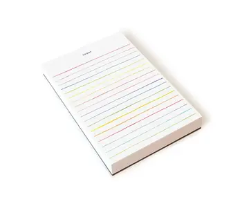 Multi Stripes Lined To Do Notepad