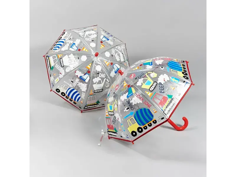 Floss and Rock Construction Umbrella - Transparent Color Changing