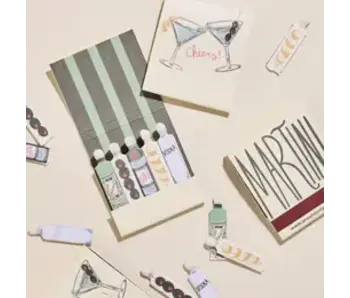 Martini Printed 10 Stem Matchbooks