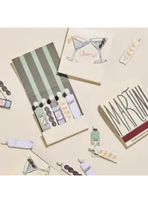 Martini Printed 10 Stem Matchbooks