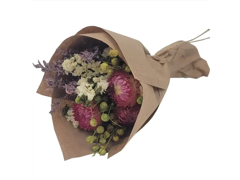 Andaluca Mini Strawflower & Larkspur Bouquet Bundle #219