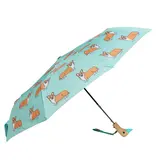 Origional Duckhead French Brand Coucou Suzette Collab - Corgi Dog Mint Umbrella