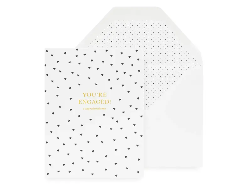 Sugar Paper You're Engaged, Hearts