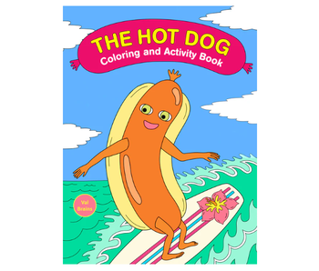 Hot Dog Coloring and Activity Book