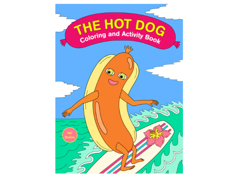Chronicle Books Hot Dog Coloring and Activity Book