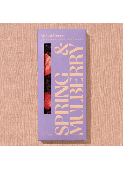 Mixed Berry Date-Sweetened Dark Chocolate