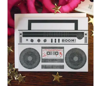 Boom! It's Your Birthday - Greeting Card