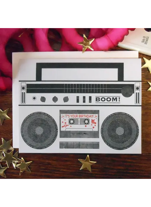 Boom! It's Your Birthday - Greeting Card