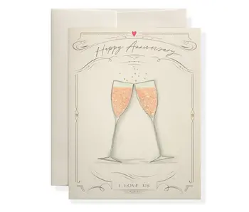 I Love Us Greeting Card