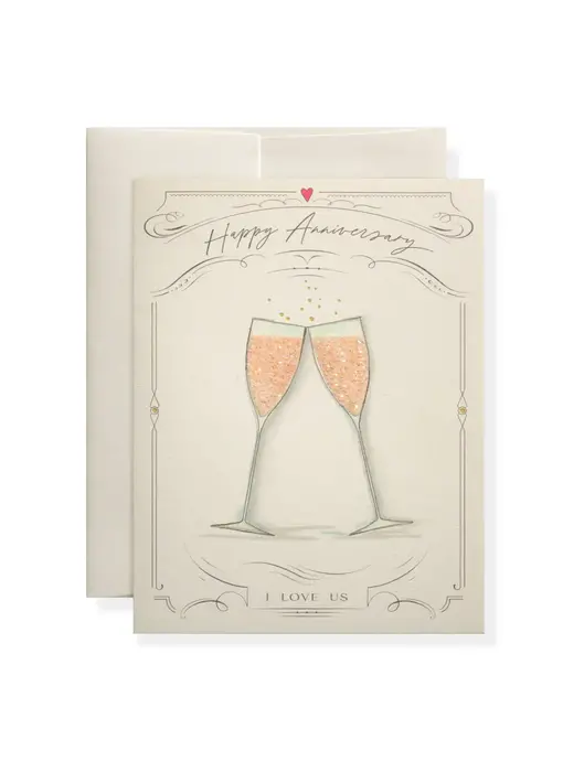 I Love Us Greeting Card