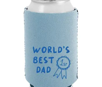 Best Dad Regular Can Koozie, Fathers Day, Dad Gifts, Coolie