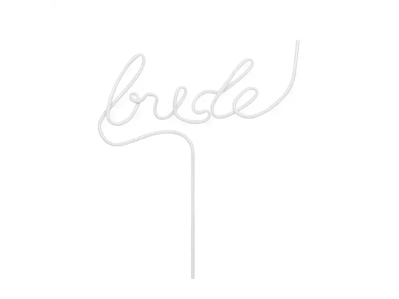Santa Barbara Design Studio by Creative Brands Words Straw- Bride
