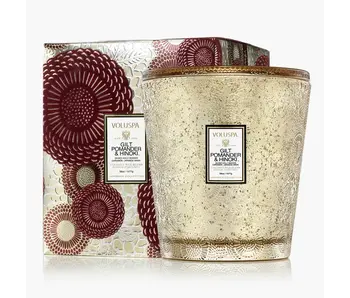 Gilt Pomander Hinoki 3 Wick Hearth Candle
