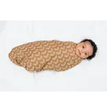 Lulujo Cotton Swaddle - Mudcloth