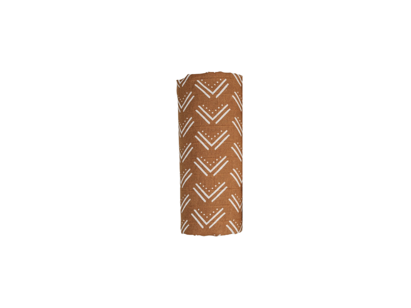 Lulujo Cotton Swaddle - Mudcloth